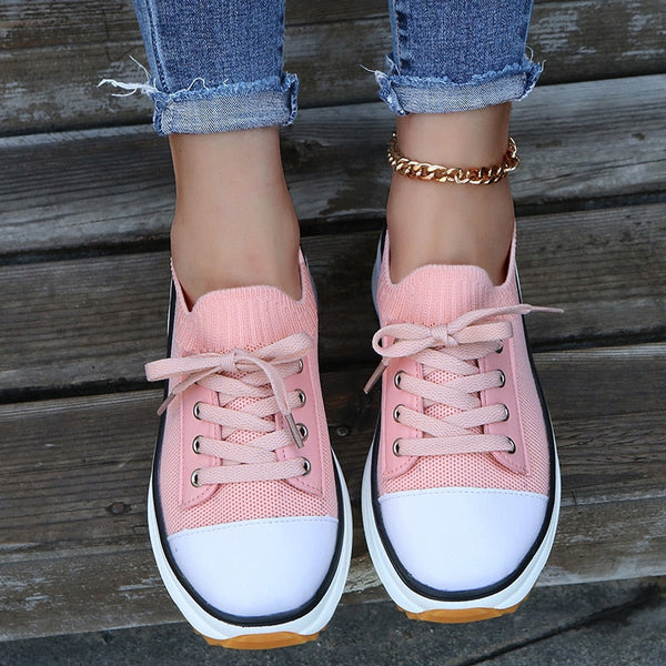 Ysabel - low heel platform sneakers