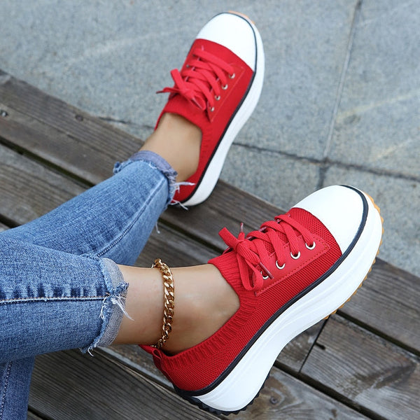 Ysabel - low heel platform sneakers