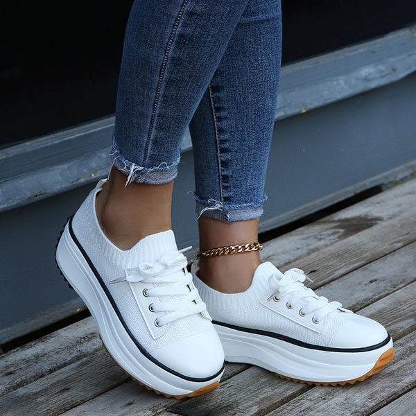 Ysabel - low heel platform sneakers