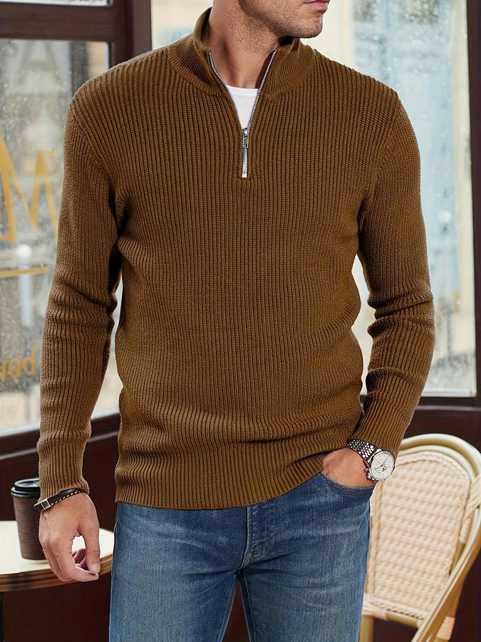 Alpha zip pullover – stylish elegance and versatility