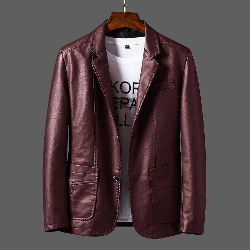 Stylish leather jacket for men