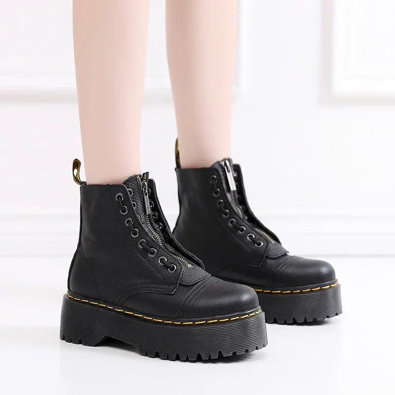 Stylish leather boots