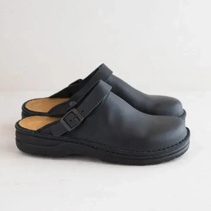 Yani - orthopedic leather slippers for men