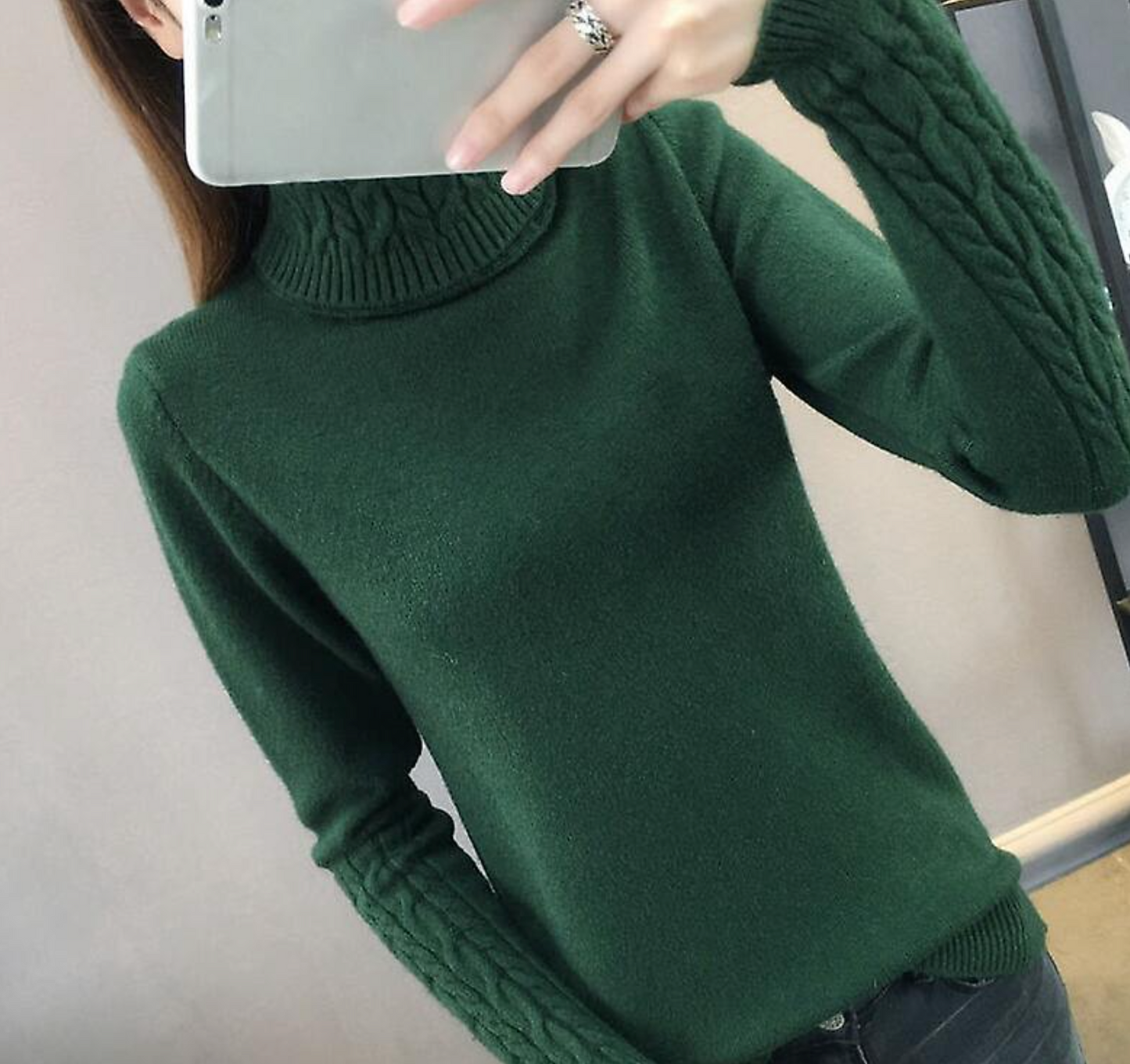 Althea - wool turtleneck sweater