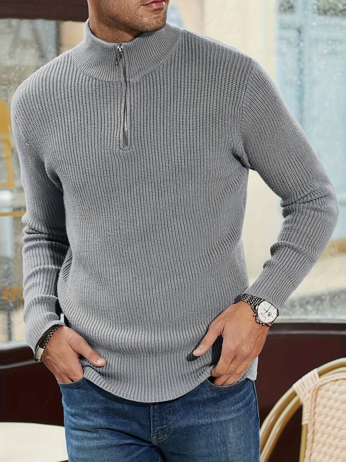 Alpha zip pullover – stylish elegance and versatility