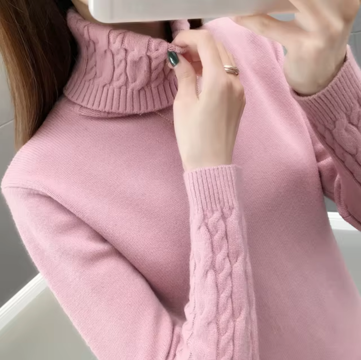 Althea - wool turtleneck sweater