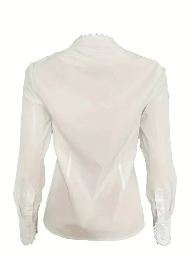 Joylin – elegant blouse with long sleeves