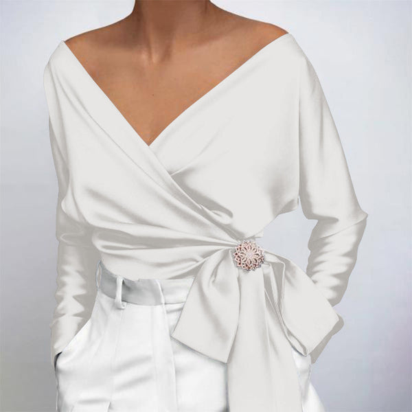 Daniela - silk blouse summer