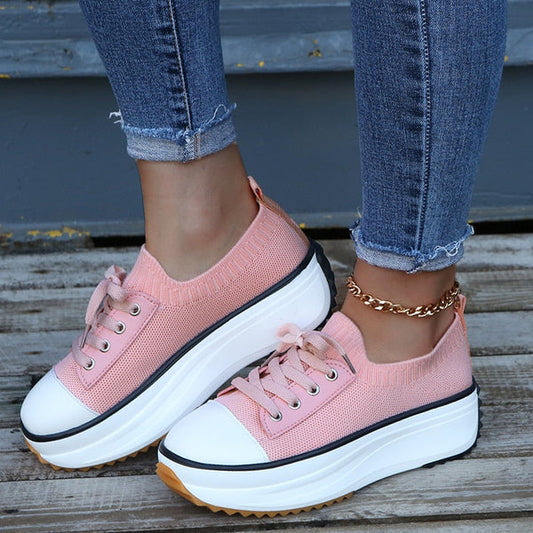 Ysabel - low heel platform sneakers