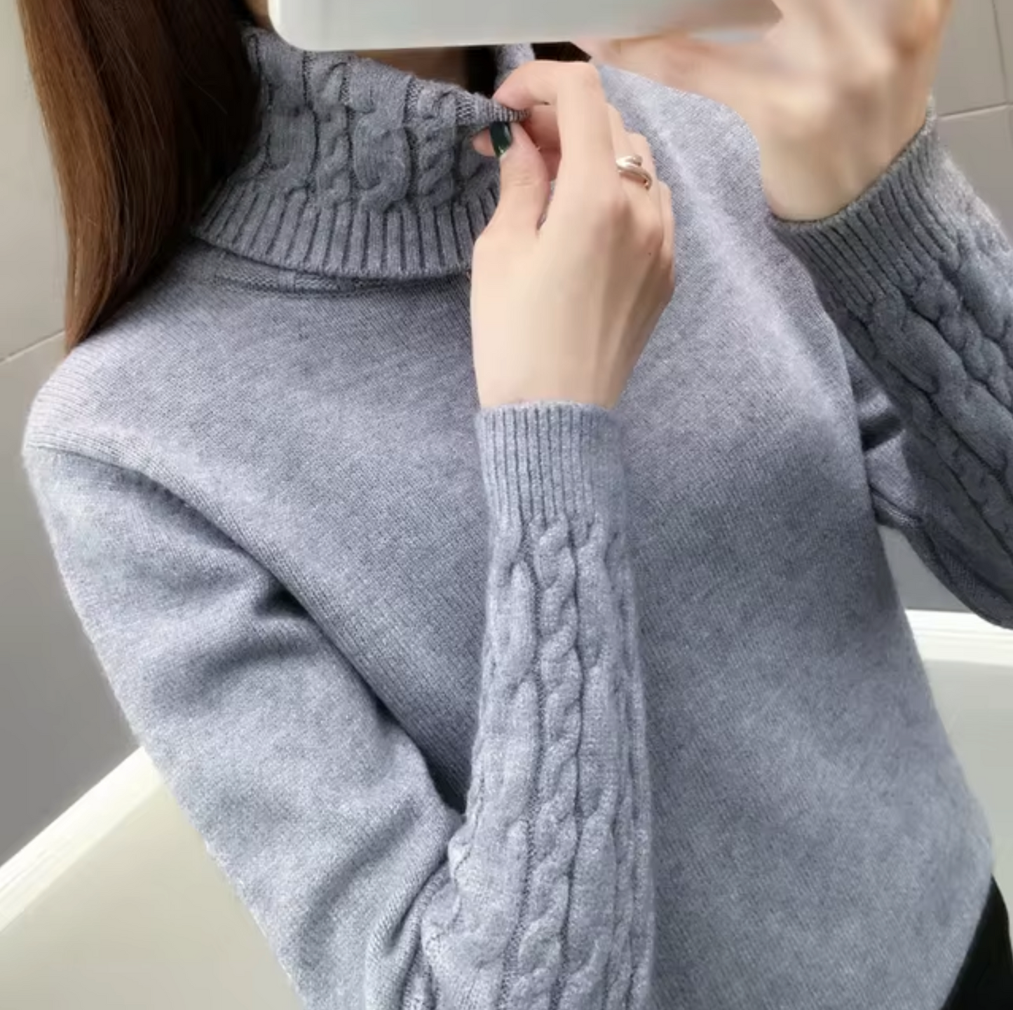 Althea - wool turtleneck sweater