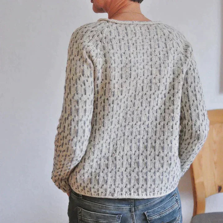 Renise - elegant gray sweater