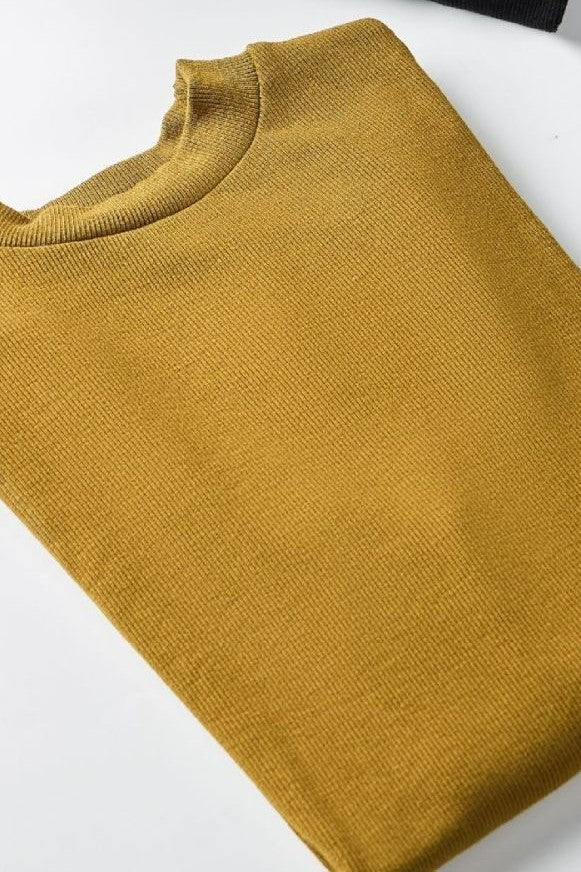 Alva - close-fitting shirt with half collar