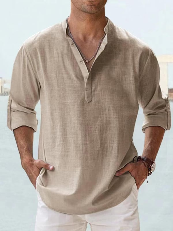 Alexander | comfortable, loose-fitting linen men's shirt