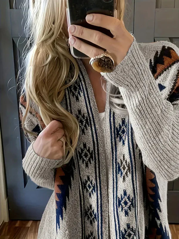 Amory - boho chic open vest expresses the spirit of freedom