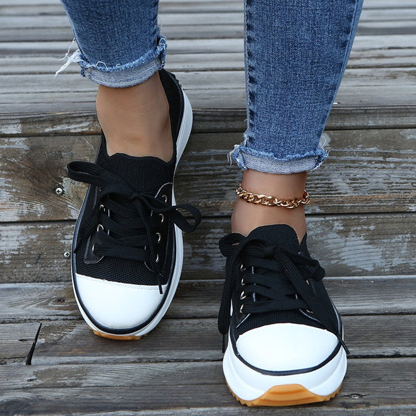 Ysabel - low heel platform sneakers