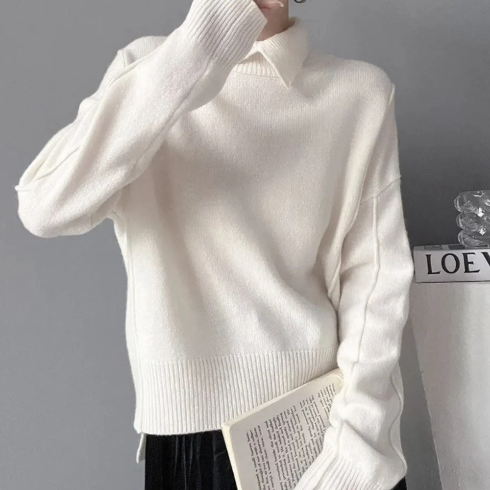 Kayla - elegant crochet sweater for women