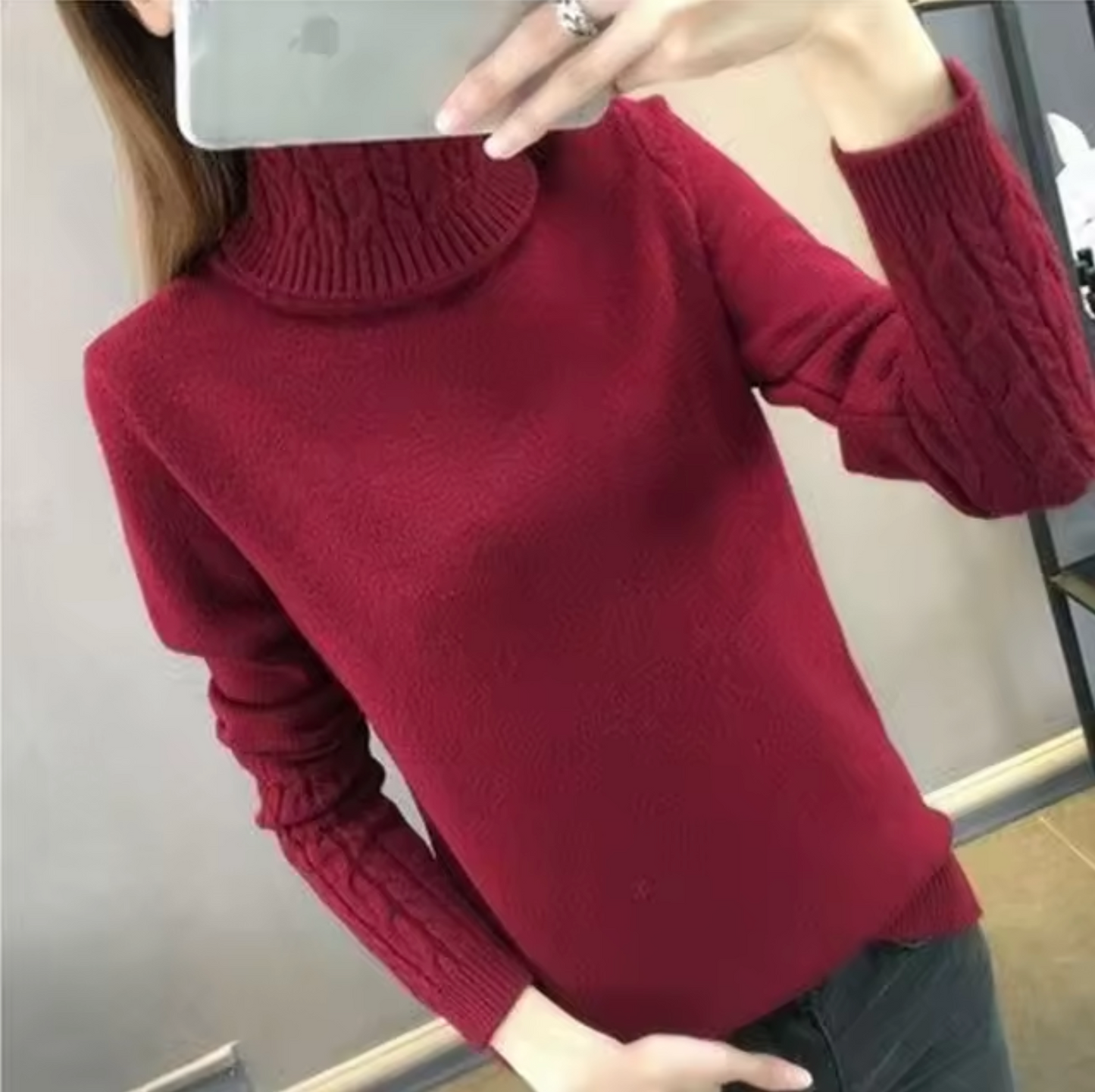 Althea - wool turtleneck sweater