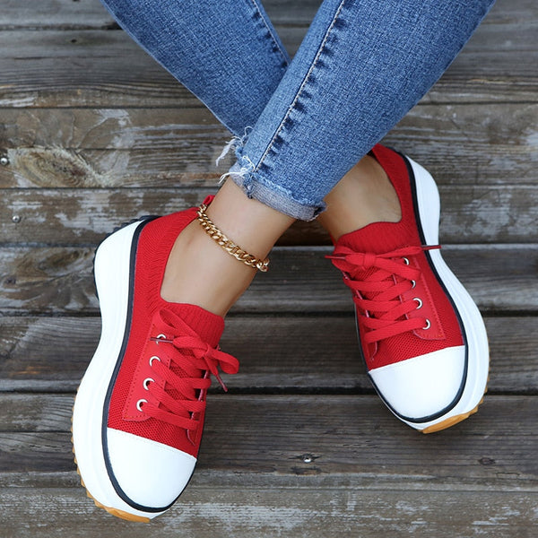 Ysabel - low heel platform sneakers