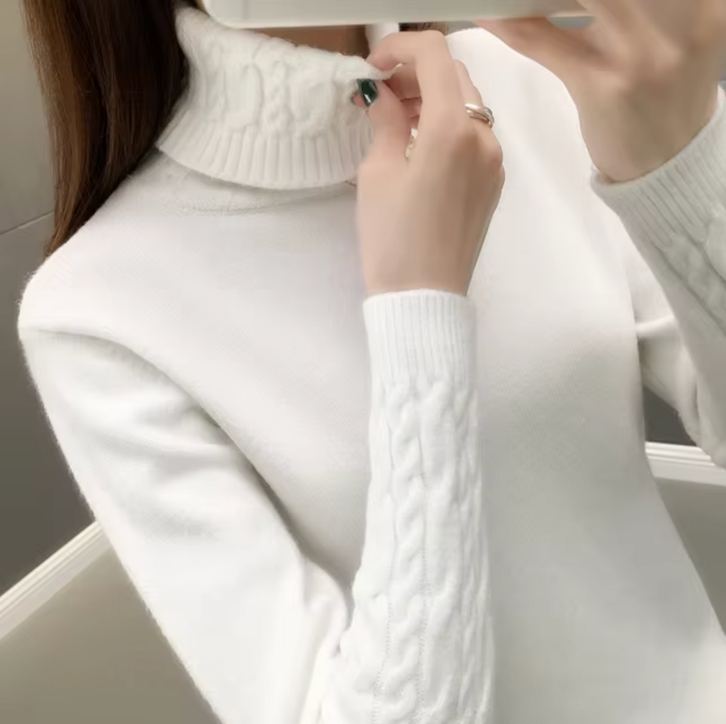 Althea - wool turtleneck sweater