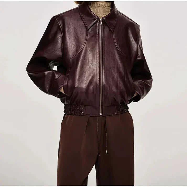 Anna - classic burgundy jacket