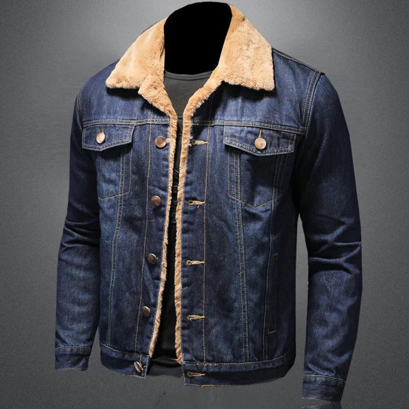 Denim jacket in caude milano style