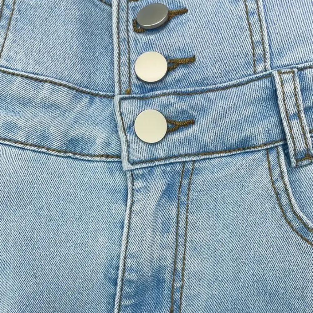 Trendy high waist ripped jeans for women - elizabeth collection