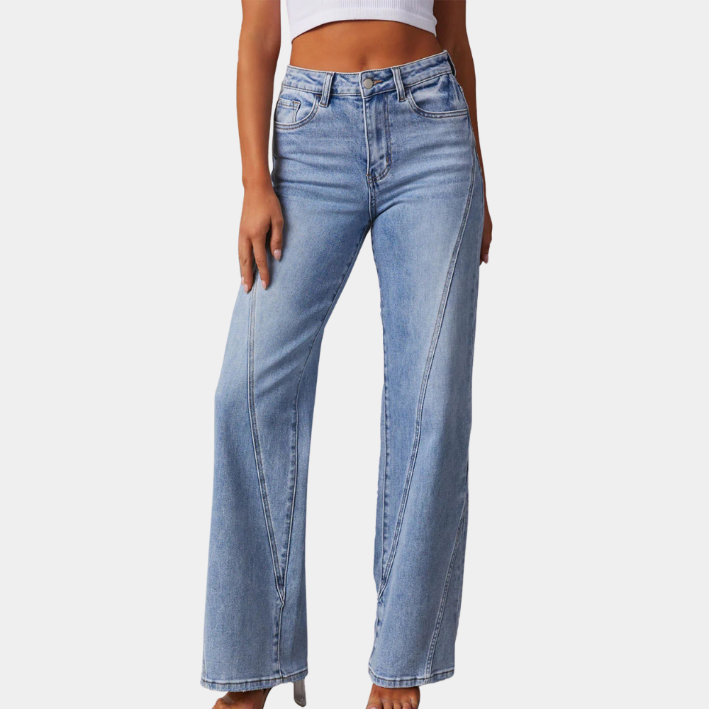 Fashionable skinny jeans for women with a trendy fair