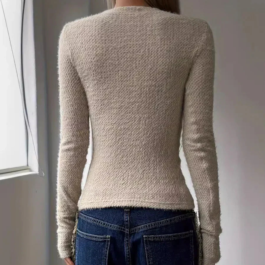 Nerea - cosy knitted jumper for women