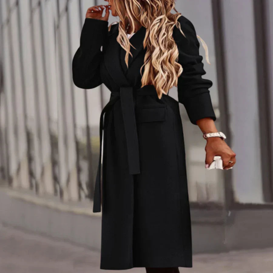 Valeraine - elegant women's jacket with a fashionable belt