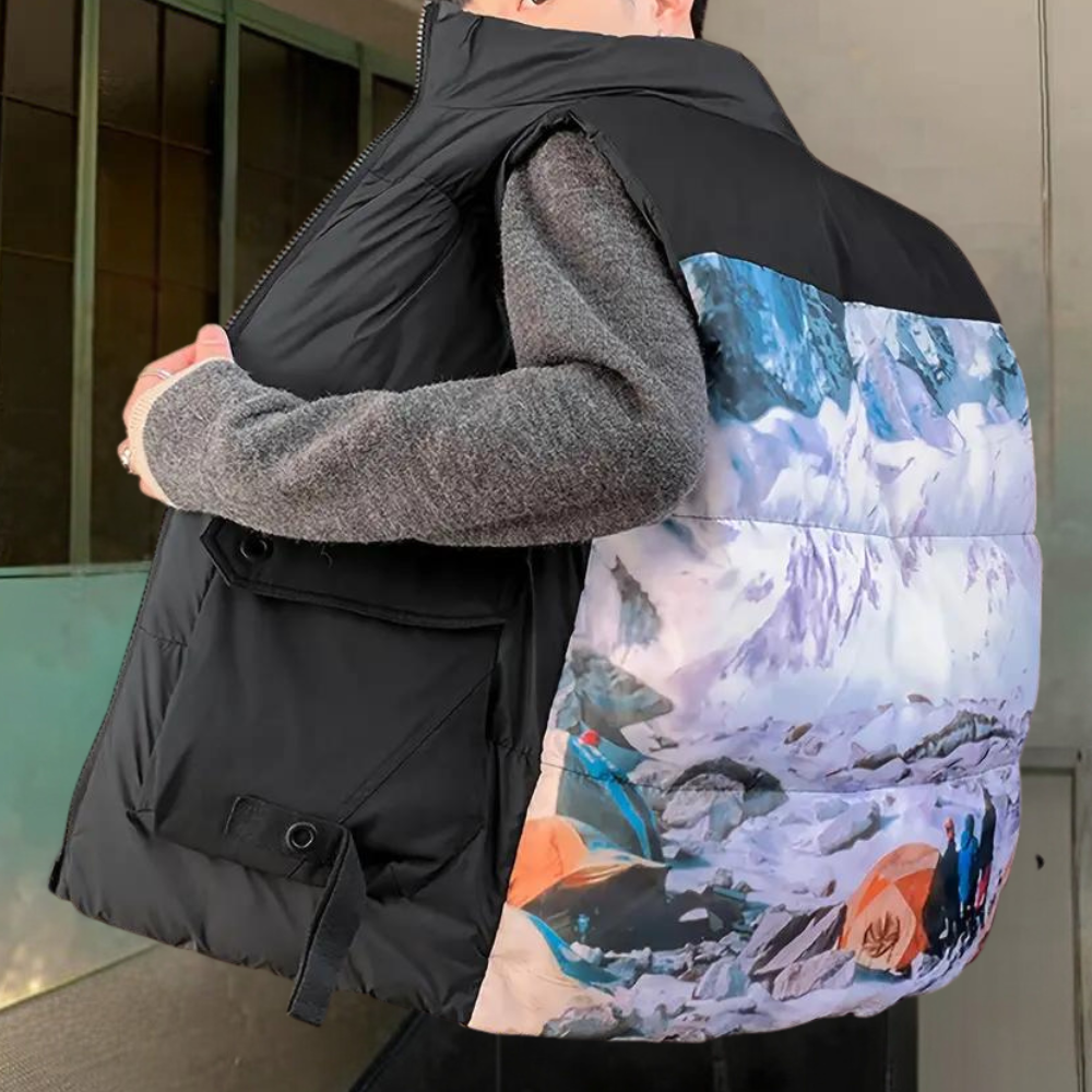 Konstantinos - stylish men's vest for cozy, warm winter days