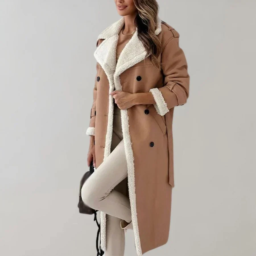 Stylish long winter coat for women from Cornelis