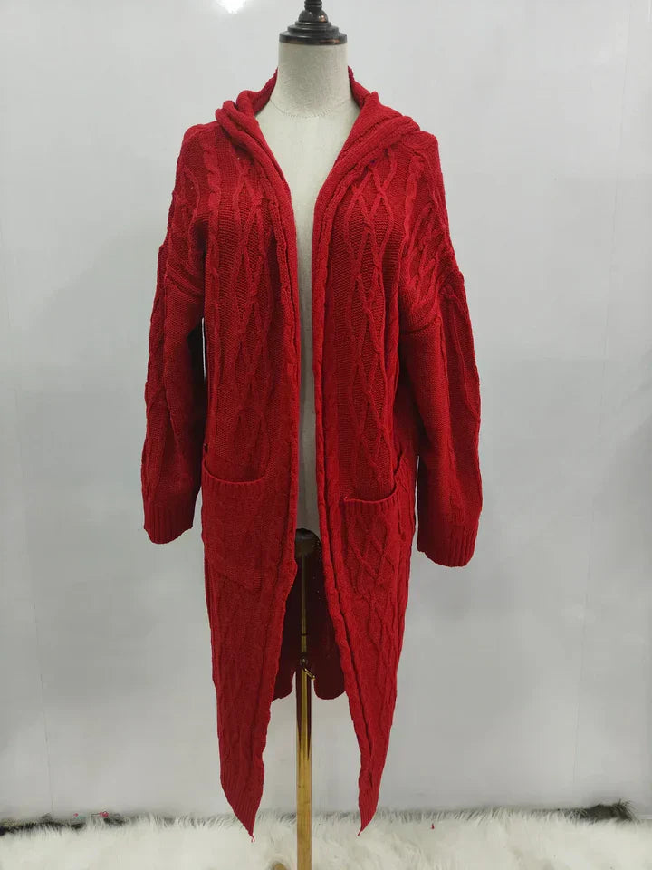 Anahi - warm and knitted cardiganAnahi - warm and knitted cardigan
