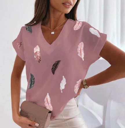 Africa - fashion v-neck t-shirt