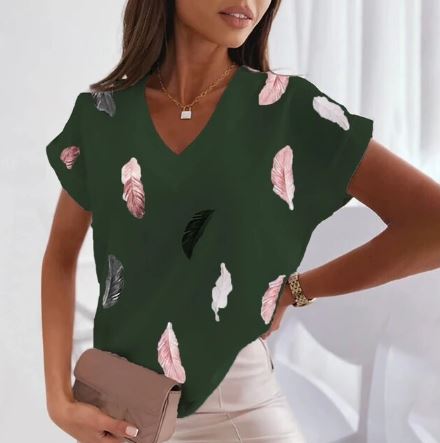 Africa - fashion v-neck t-shirt