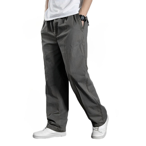 Adam - cargo pants with elastic waistband