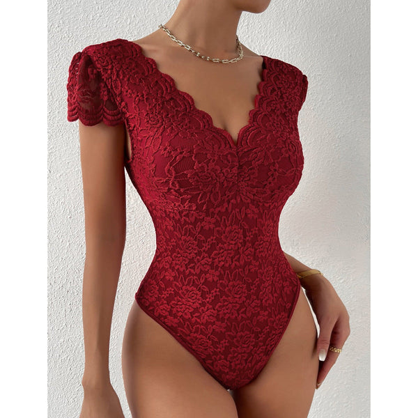 Renzel - sexy bodycon body with lace