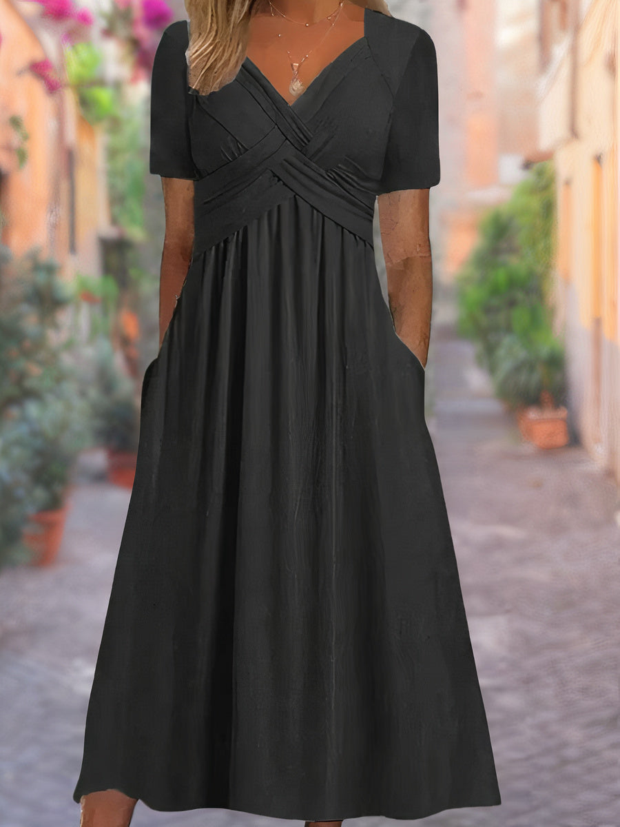 V-neck summer dress - Selby