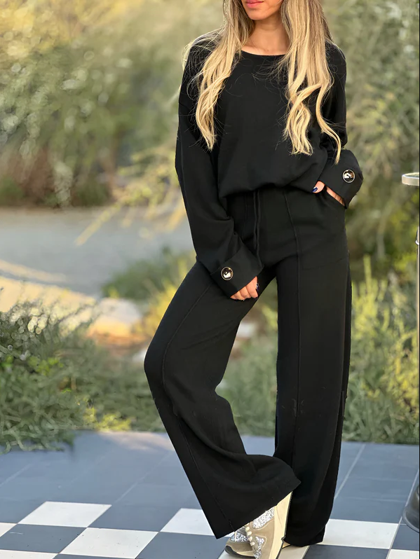 Trishia - effortlessly chic two-piece set