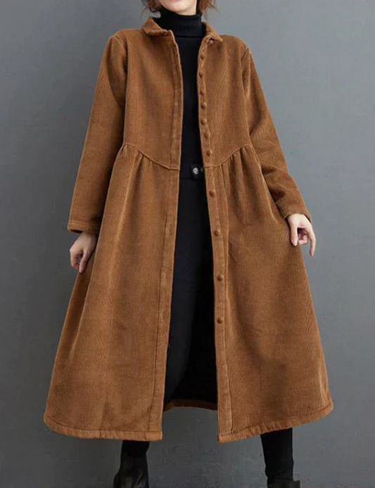 Zoëla - warm and long coat for autumn and winter
