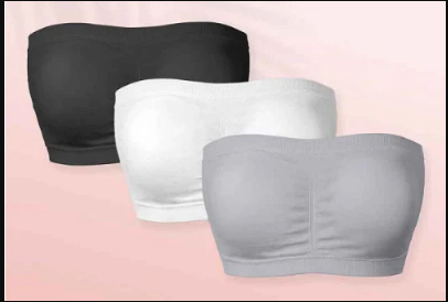 Wireless strapless bra