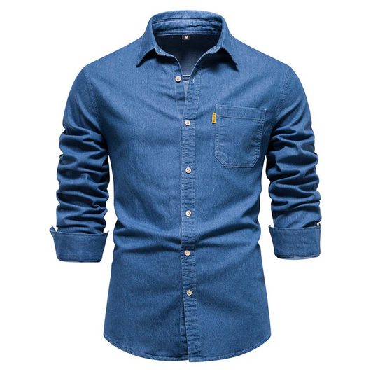 Akin - men's denim shirt in classic design