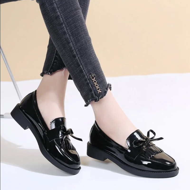 Women's Leather Tassel Loafers