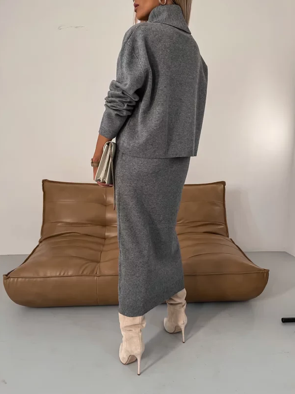 Aida | cozy, modern knitted autumn-winter set for women