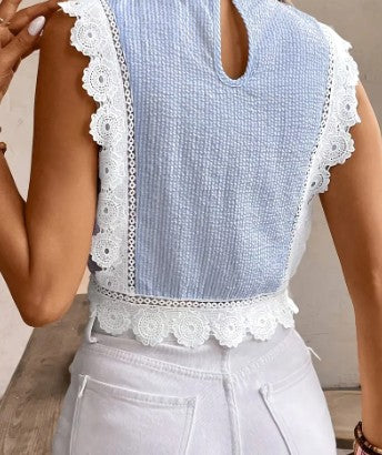 Valentina - sleeveless cotton top