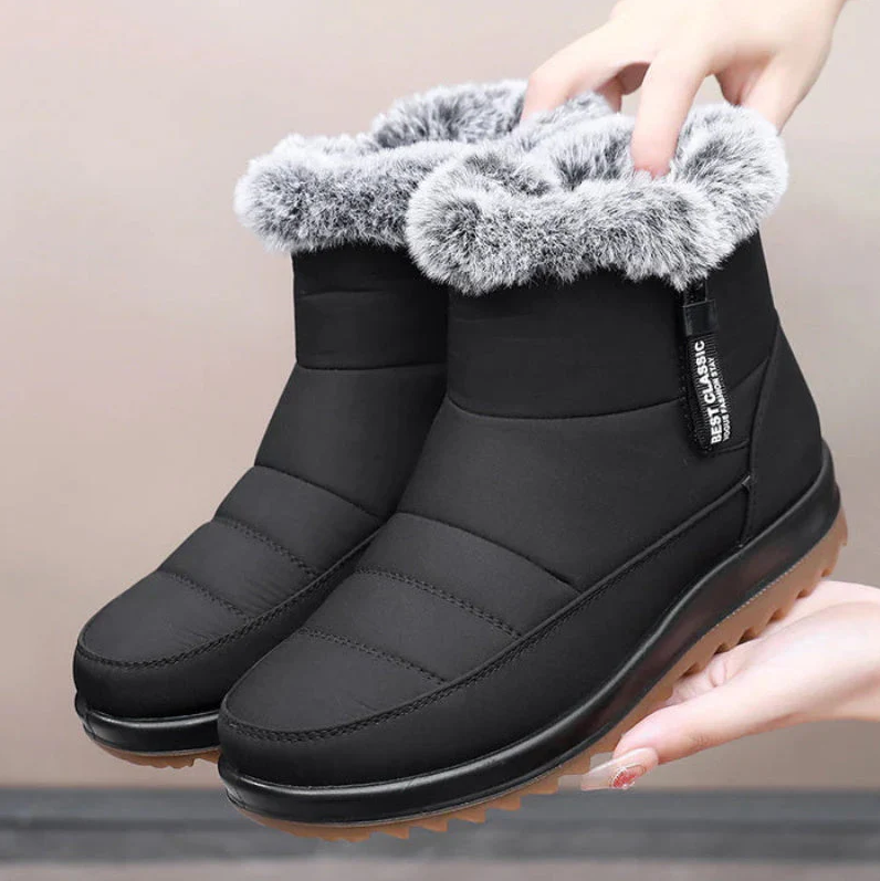 Warm cotton winter boots for women
