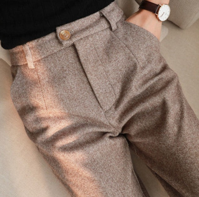 Harley - elegant trousers made of pure wool