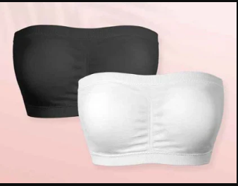 Wireless strapless bra