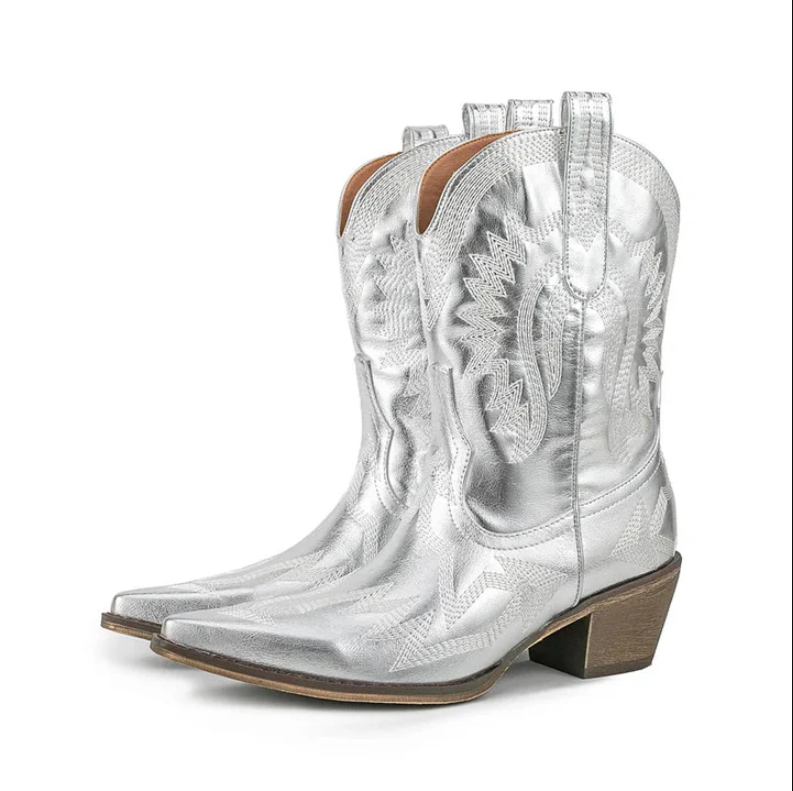 Sinaa | classic western leather cowboy boots for women