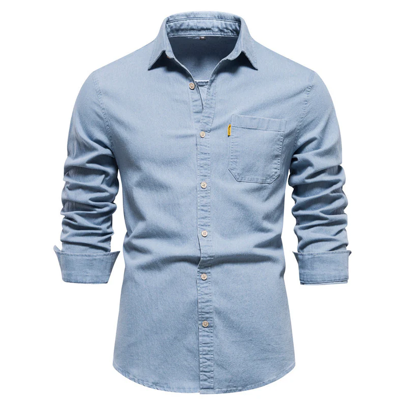 Akin - men's denim shirt in classic design