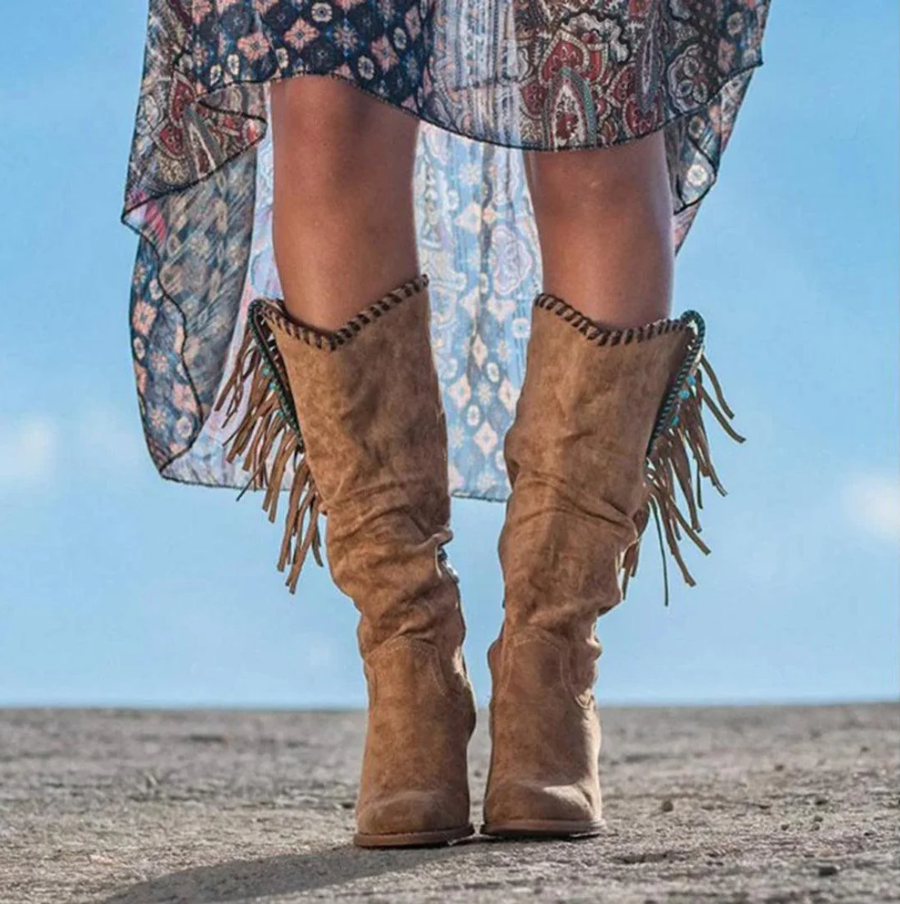 Old West style boots for women